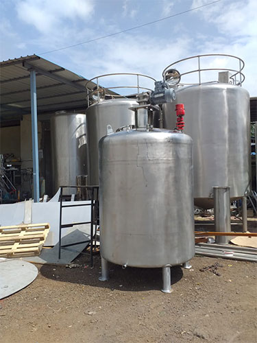 stainless steel mixing tank